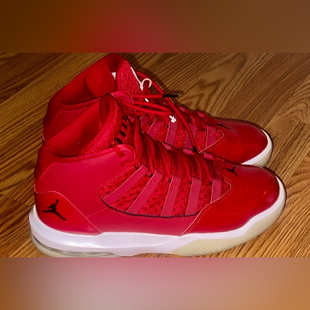 Nike Red Sneakers with Iconic Logo